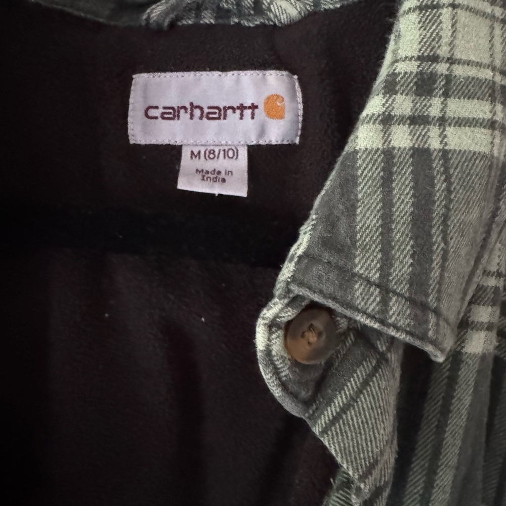 Women’s Carhartt Fleece Lined Plaid Jacket - Picture 2 of 7